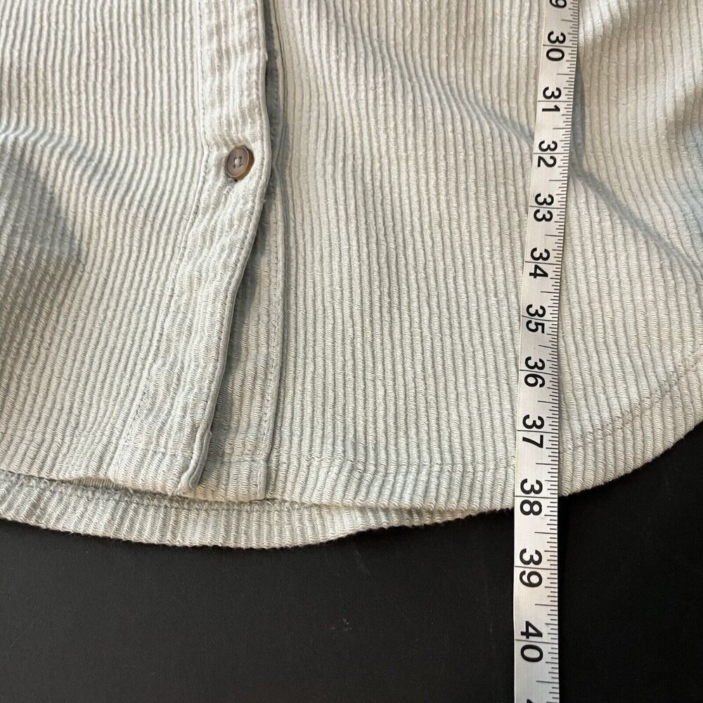 Anthropologie Pilcro shirt dress corduroy blue XS Oversized - Picture 9 of 9